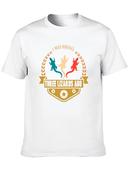 Camiseta Hombre Tres Lagartos Atrás Casual