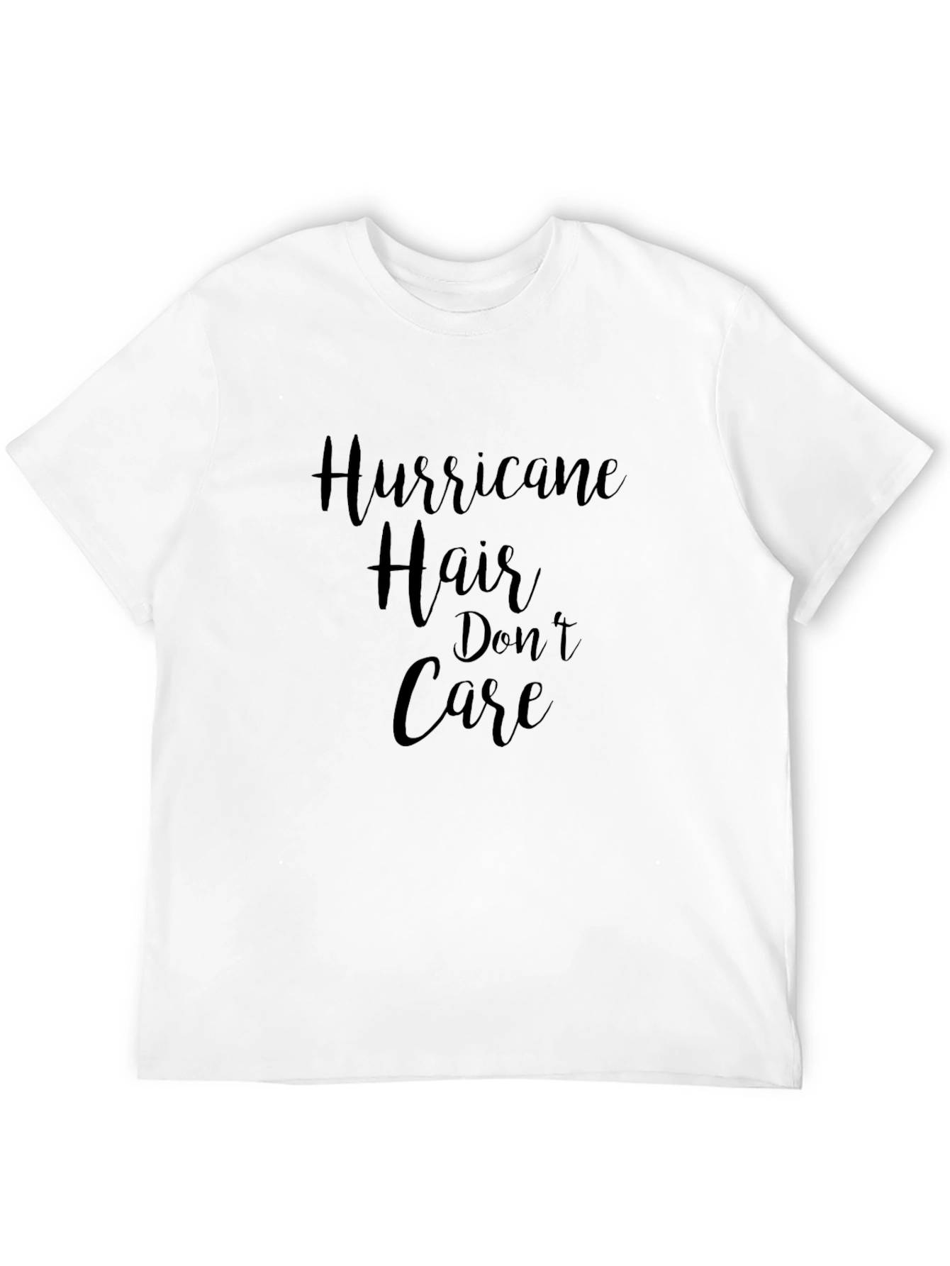 Camiseta Negra Hurricane Hair Dont Care