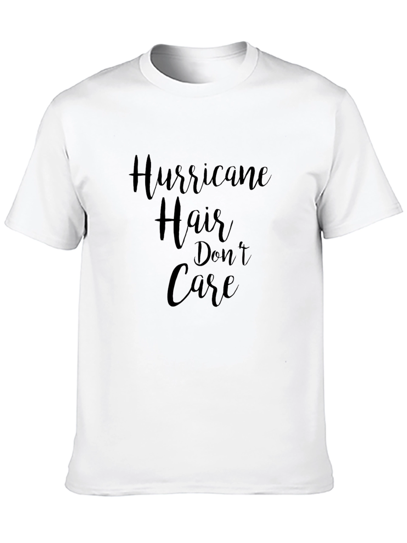 Camiseta Negra Hurricane Hair Dont Care