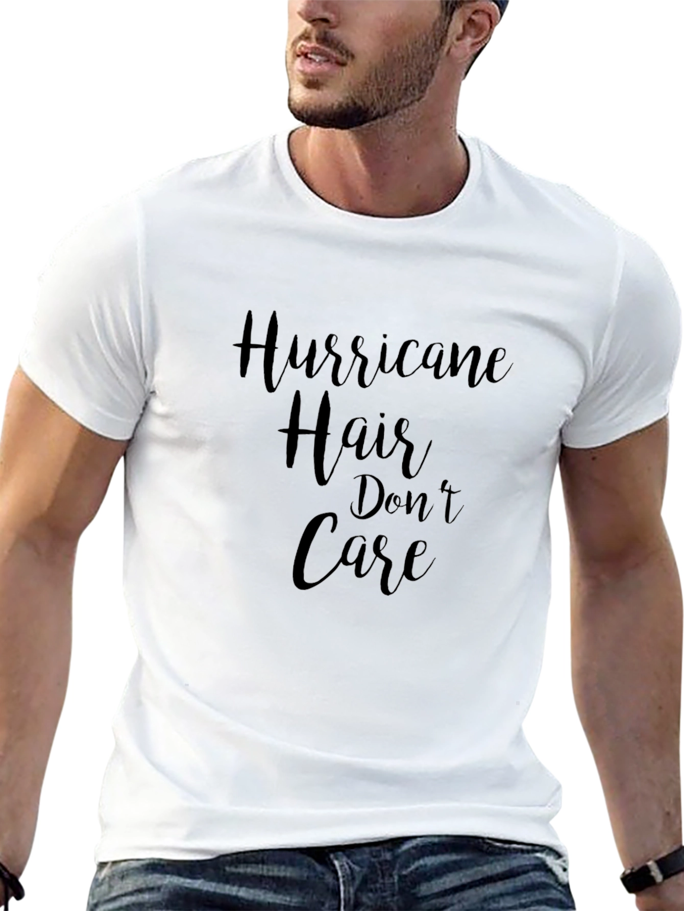 Camiseta Negra Hurricane Hair Dont Care