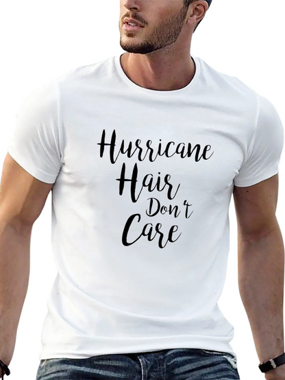 Camiseta Negra Hurricane Hair Dont Care
