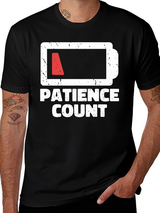 Camiseta Negra: Paciencia en Cuenta Regresiva