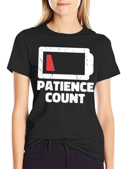 Camiseta Negra: Paciencia en Cuenta Regresiva