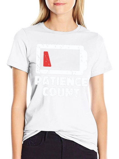 Camiseta Negra: Paciencia en Cuenta Regresiva