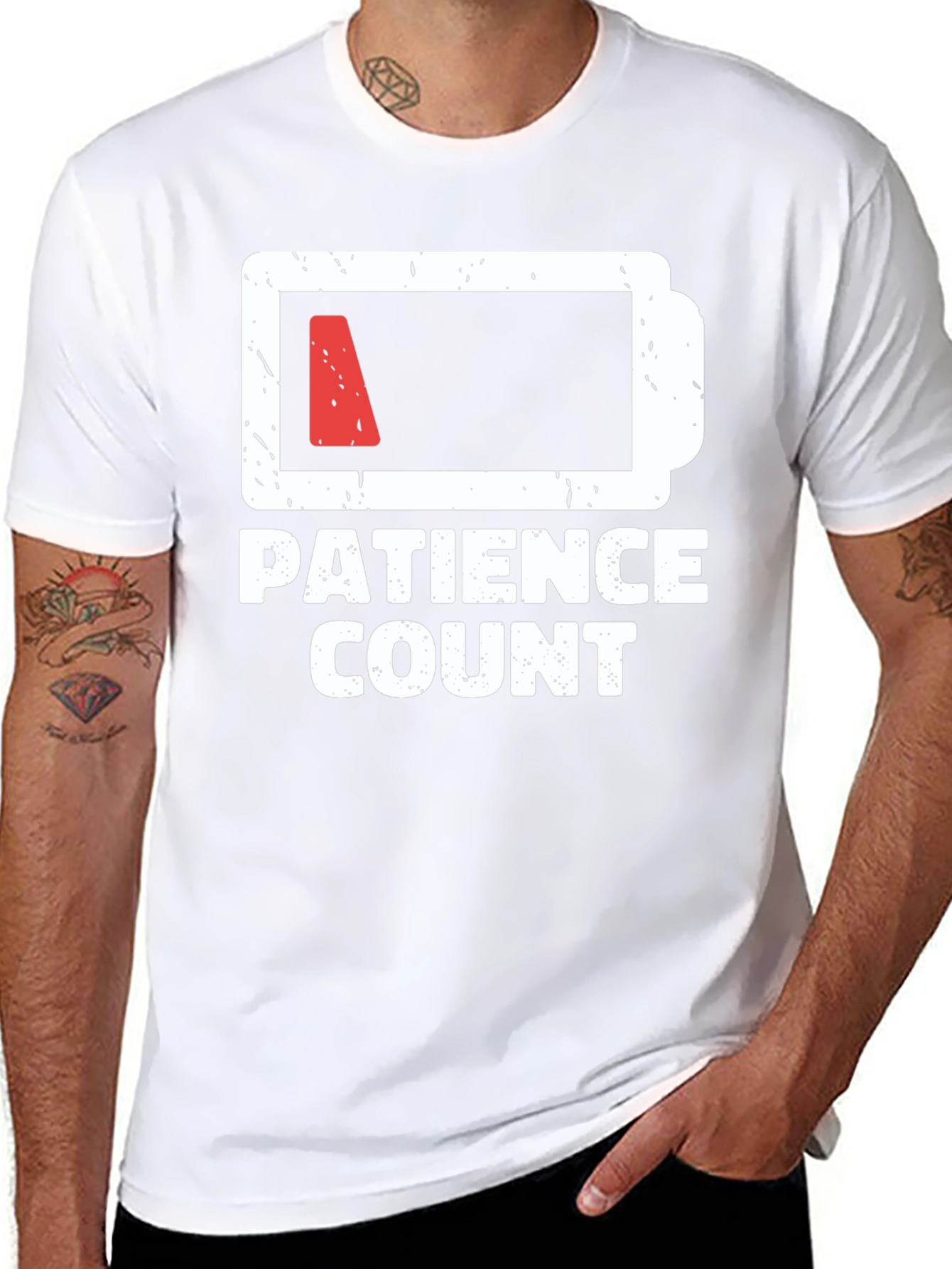 Camiseta Negra: Paciencia en Cuenta Regresiva