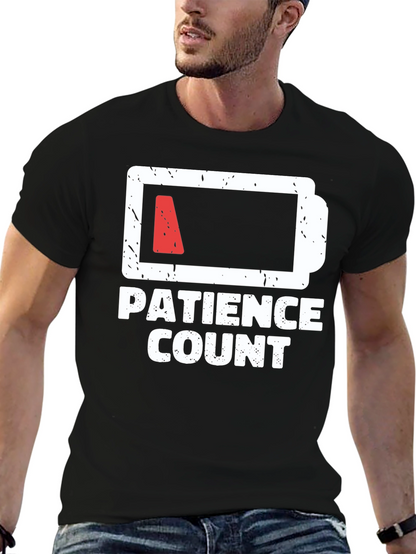 Camiseta Negra: Paciencia en Cuenta Regresiva