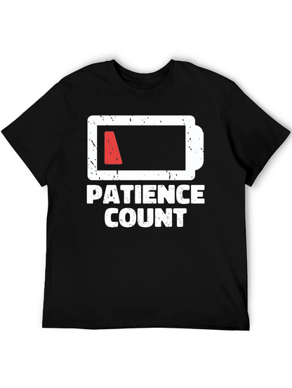 Camiseta Negra: Paciencia en Cuenta Regresiva