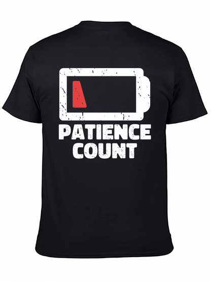 Camiseta Negra: Paciencia en Cuenta Regresiva