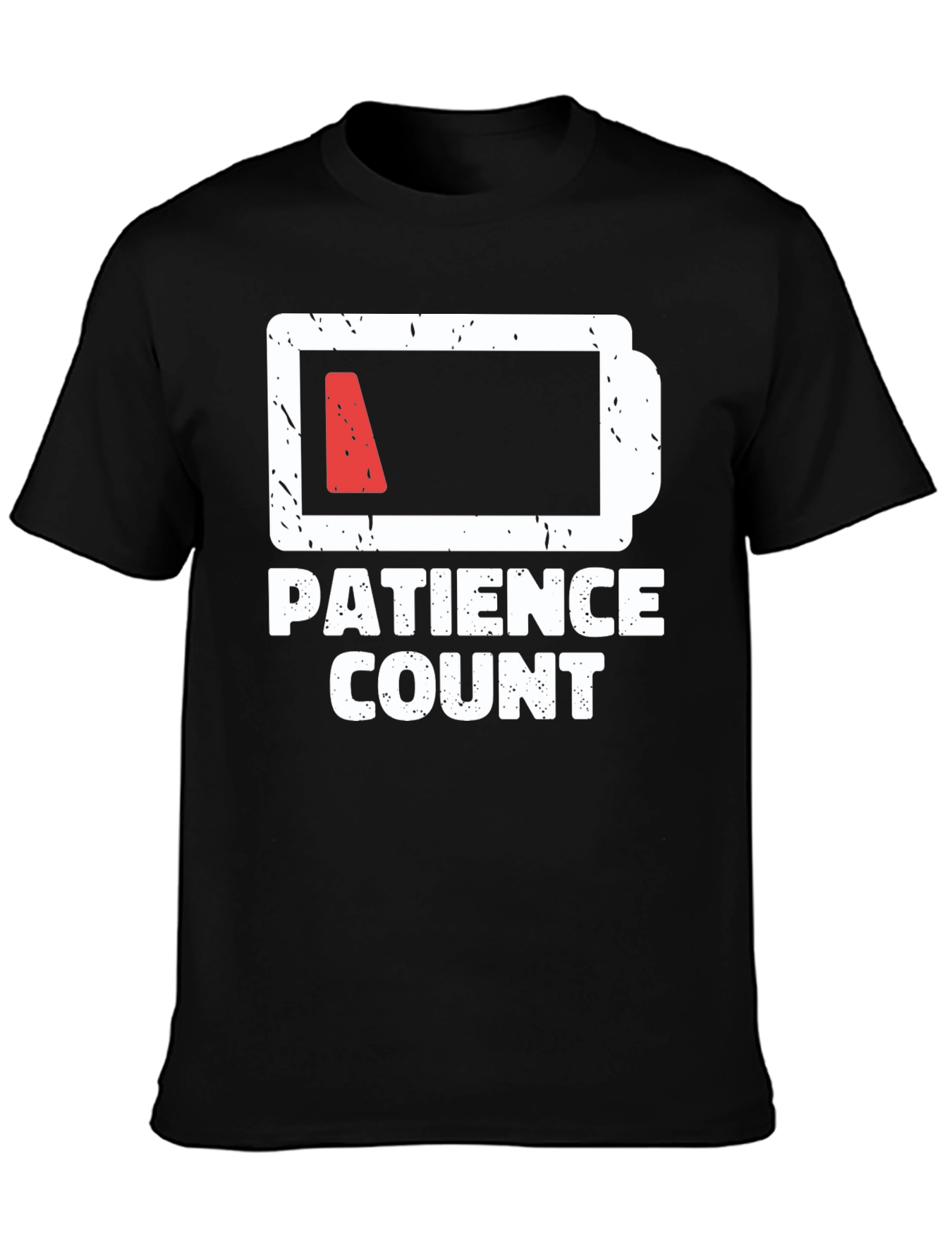 Camiseta Negra: Paciencia en Cuenta Regresiva