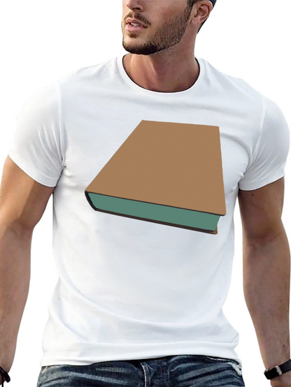 Camiseta Negra con Diseño de Libro Clásico