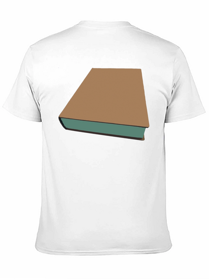 Camiseta Negra con Diseño de Libro Clásico