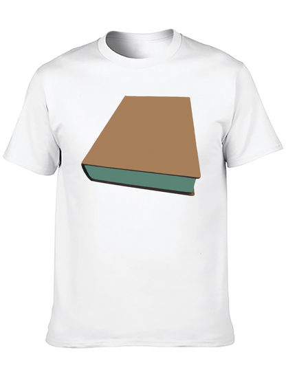 Camiseta Negra con Diseño de Libro Clásico