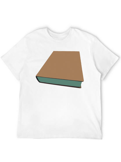 Camiseta Negra con Diseño de Libro Clásico