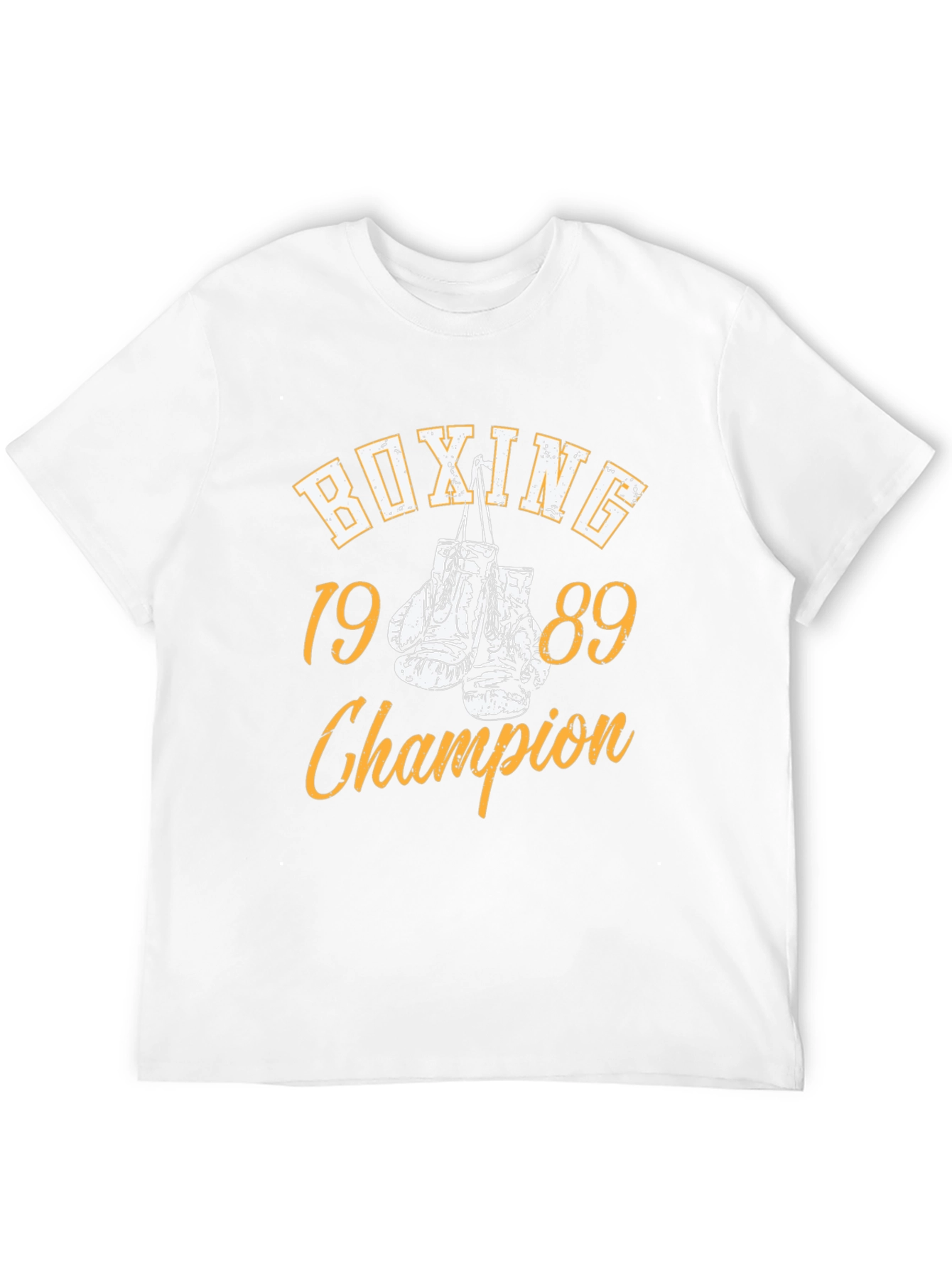 Camiseta Negra BOXING Champion 1989