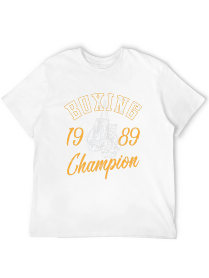 Camiseta Negra BOXING Champion 1989