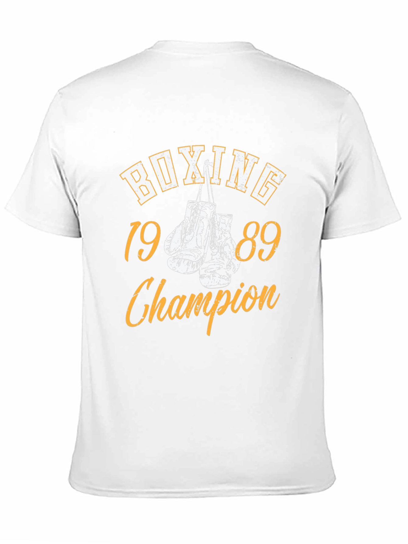 Camiseta Negra BOXING Champion 1989