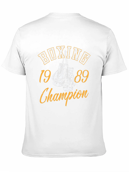 Camiseta Negra BOXING Champion 1989