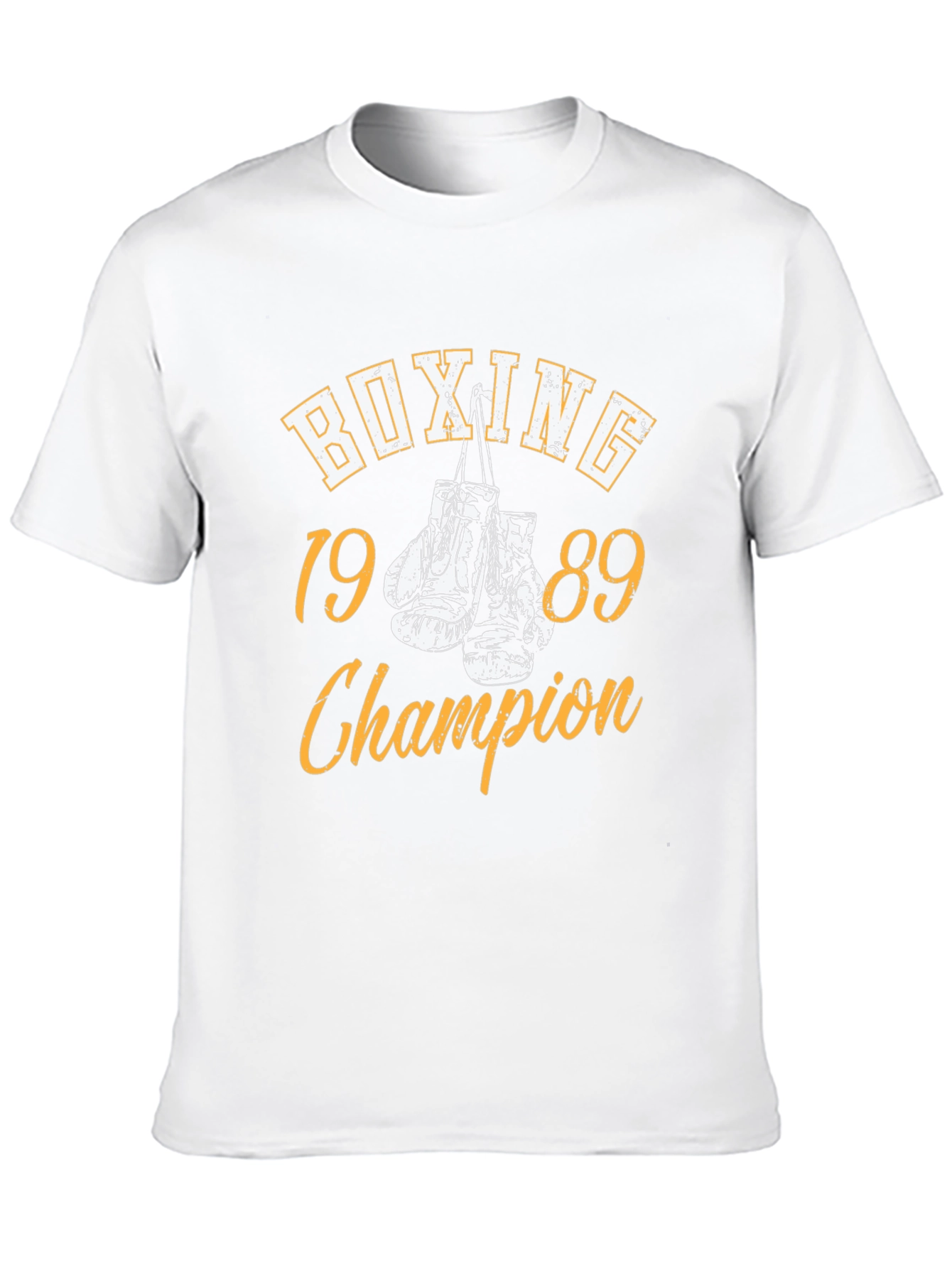 Camiseta Negra BOXING Champion 1989