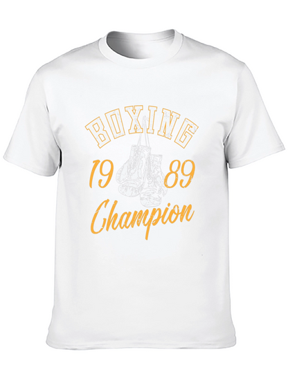 Camiseta Negra BOXING Champion 1989