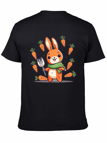 Camiseta Conejo Caricatura con Zanahorias