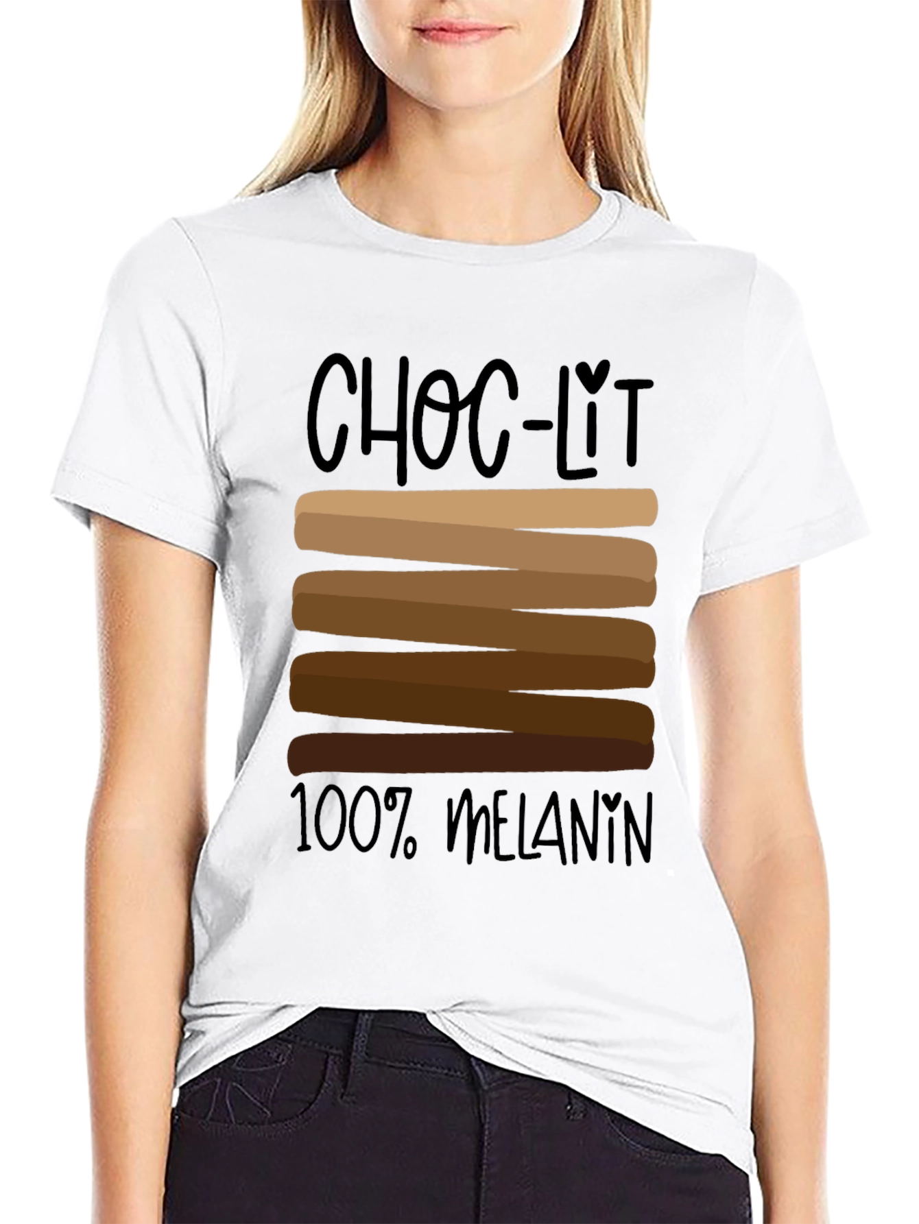Camiseta Choc-Lit 100% Melanina