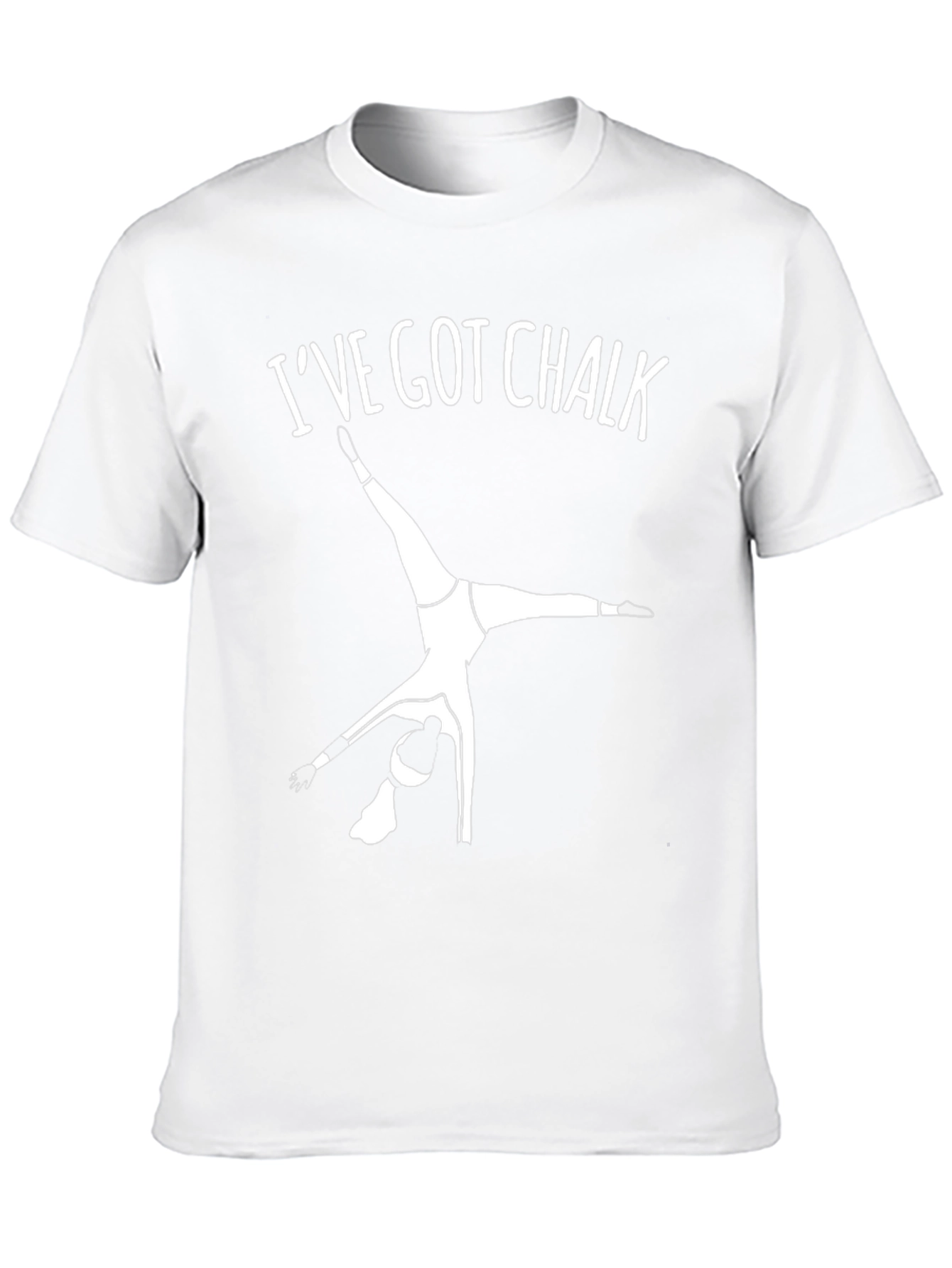 Camiseta Negra Gimnasia: Ive Got Chalk