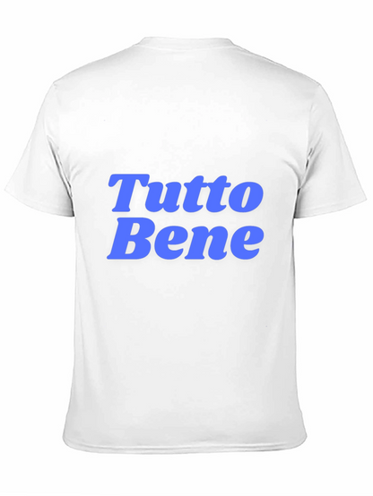 Camiseta Negra con Texto Tutto Bene