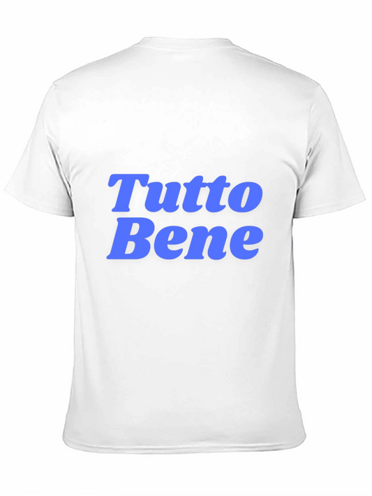 Camiseta Negra con Texto Tutto Bene