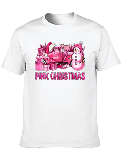 Camiseta Navidad Rosa