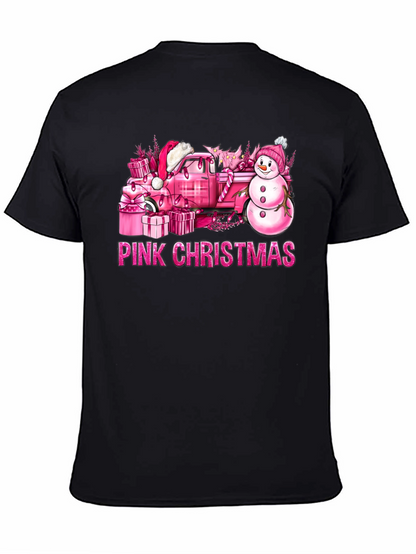 Camiseta Navidad Rosa