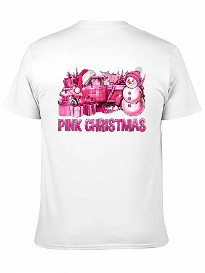 Camiseta Navidad Rosa