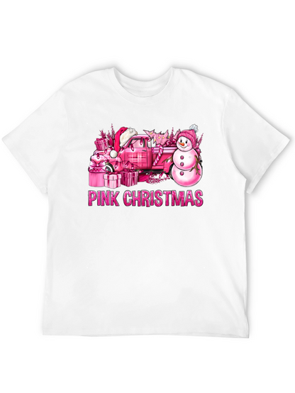 Camiseta Navidad Rosa