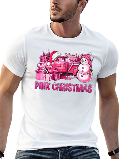 Camiseta Navidad Rosa