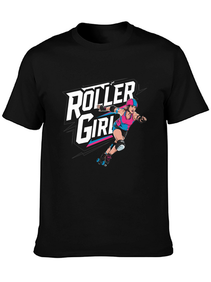 Camiseta Negra Roller Girl