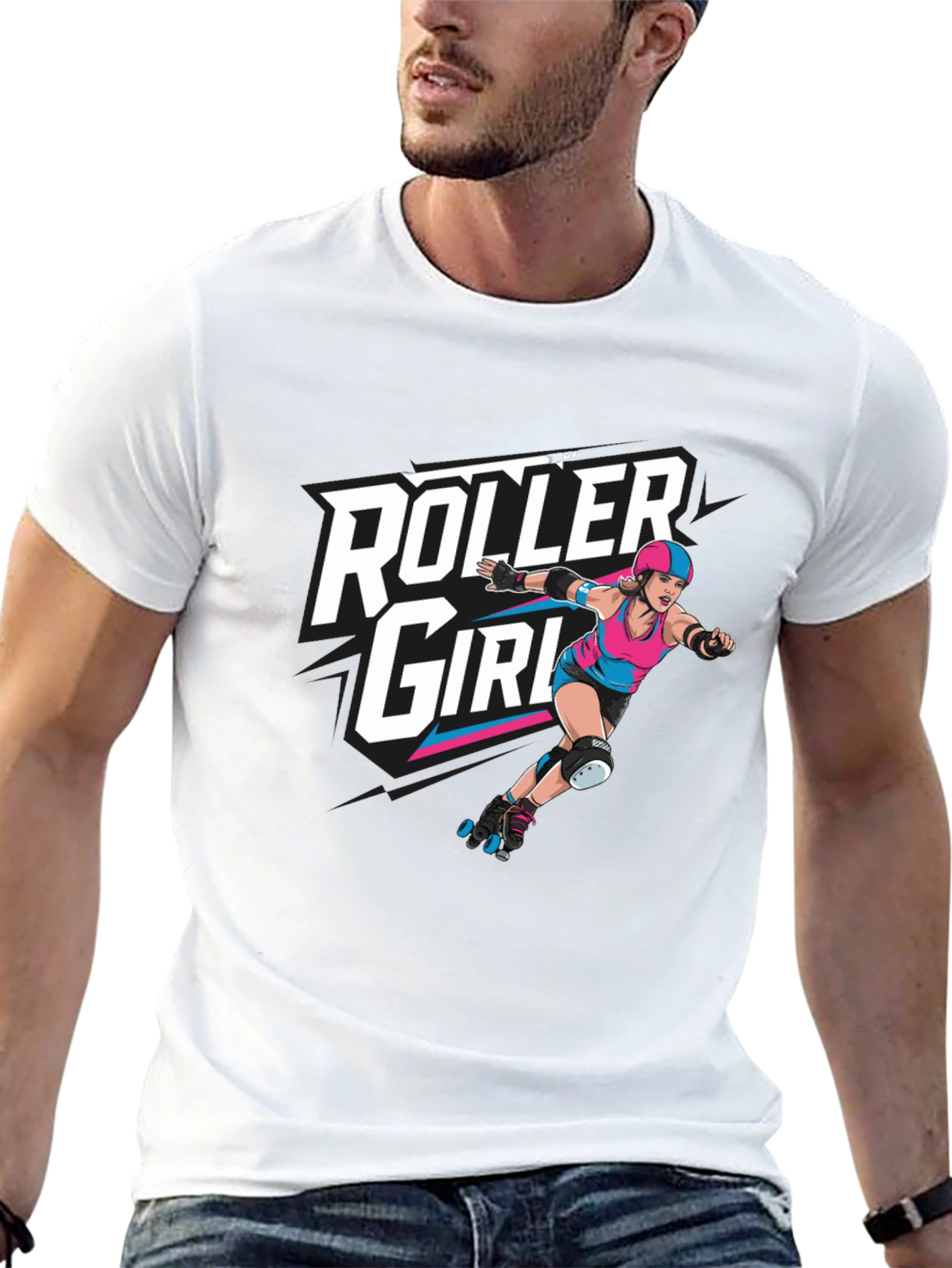 Camiseta Negra Roller Girl