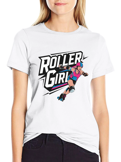 Camiseta Negra Roller Girl