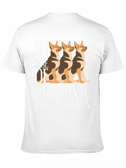 Camiseta Negra Colapso Emocional con Tres Perros