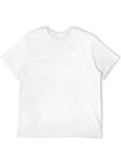 Camiseta Negra: Aquascaping es Mi Control de Ira