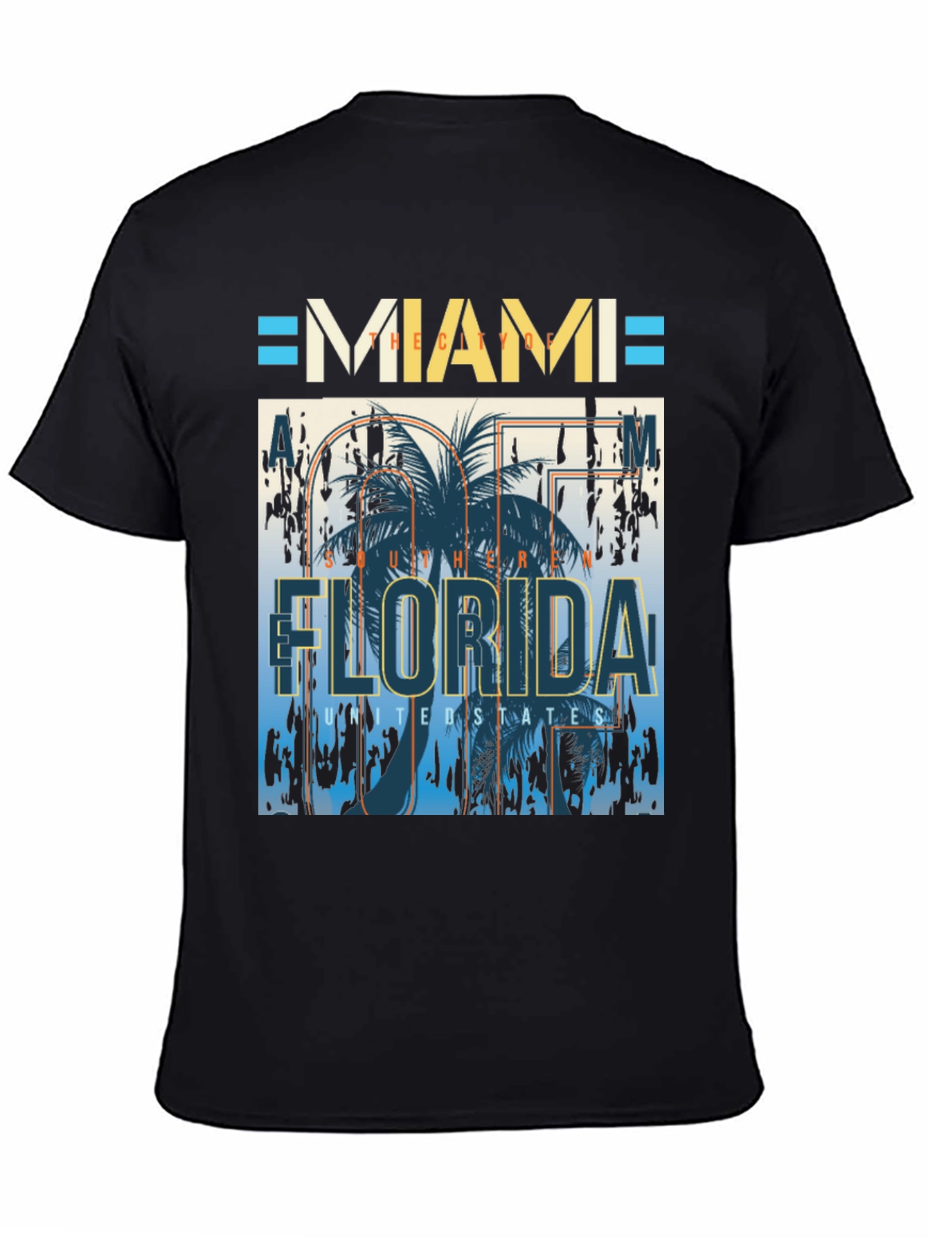 Camiseta Miami Florida Diseño Gráfico
