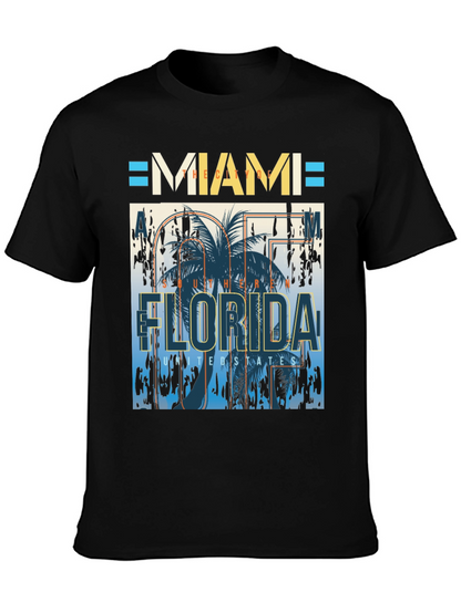 Camiseta Miami Florida Diseño Gráfico