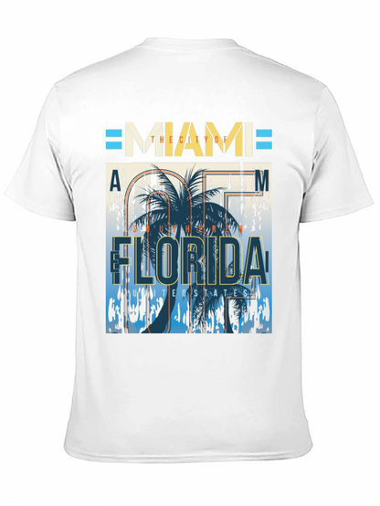 Camiseta Miami Florida Diseño Gráfico