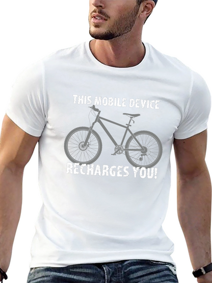 Camiseta Este dispositivo móvil te recarga