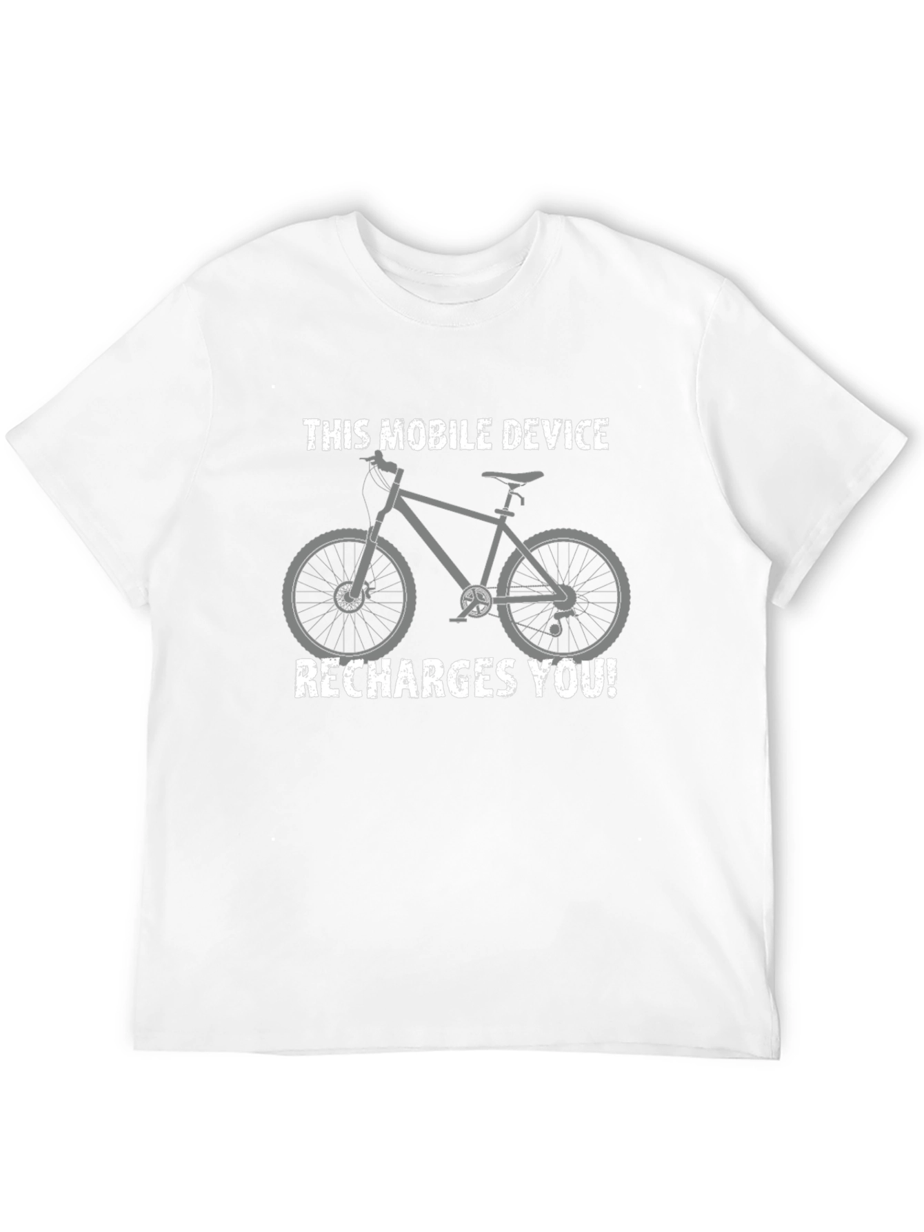 Camiseta Este dispositivo móvil te recarga