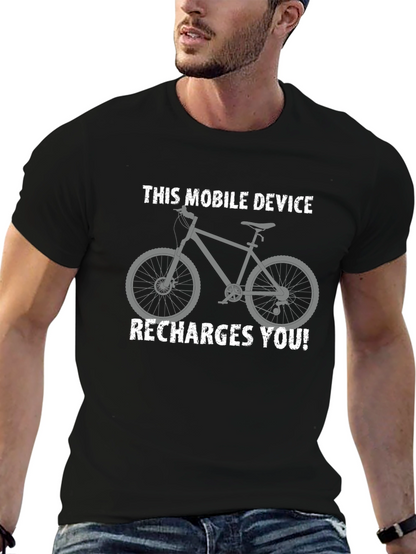 Camiseta Este dispositivo móvil te recarga