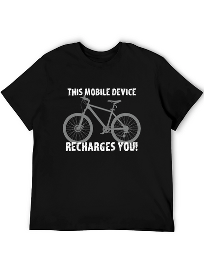 Camiseta Este dispositivo móvil te recarga