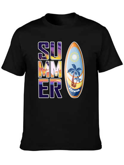Camiseta Estampada de Verano Hawaii