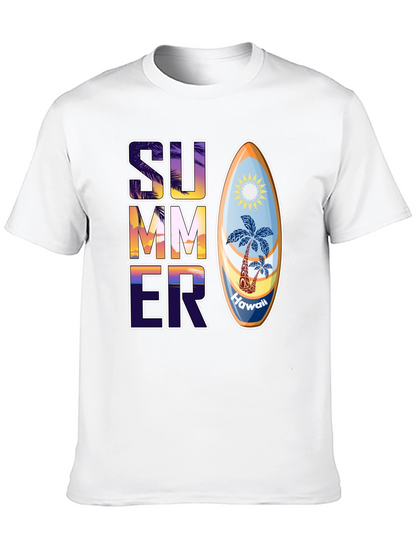 Camiseta Estampada de Verano Hawaii