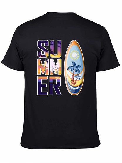 Camiseta Estampada de Verano Hawaii