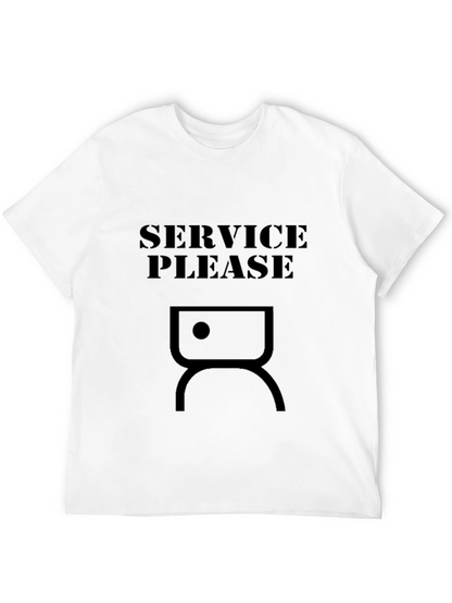 Camiseta Negra Service Please Original