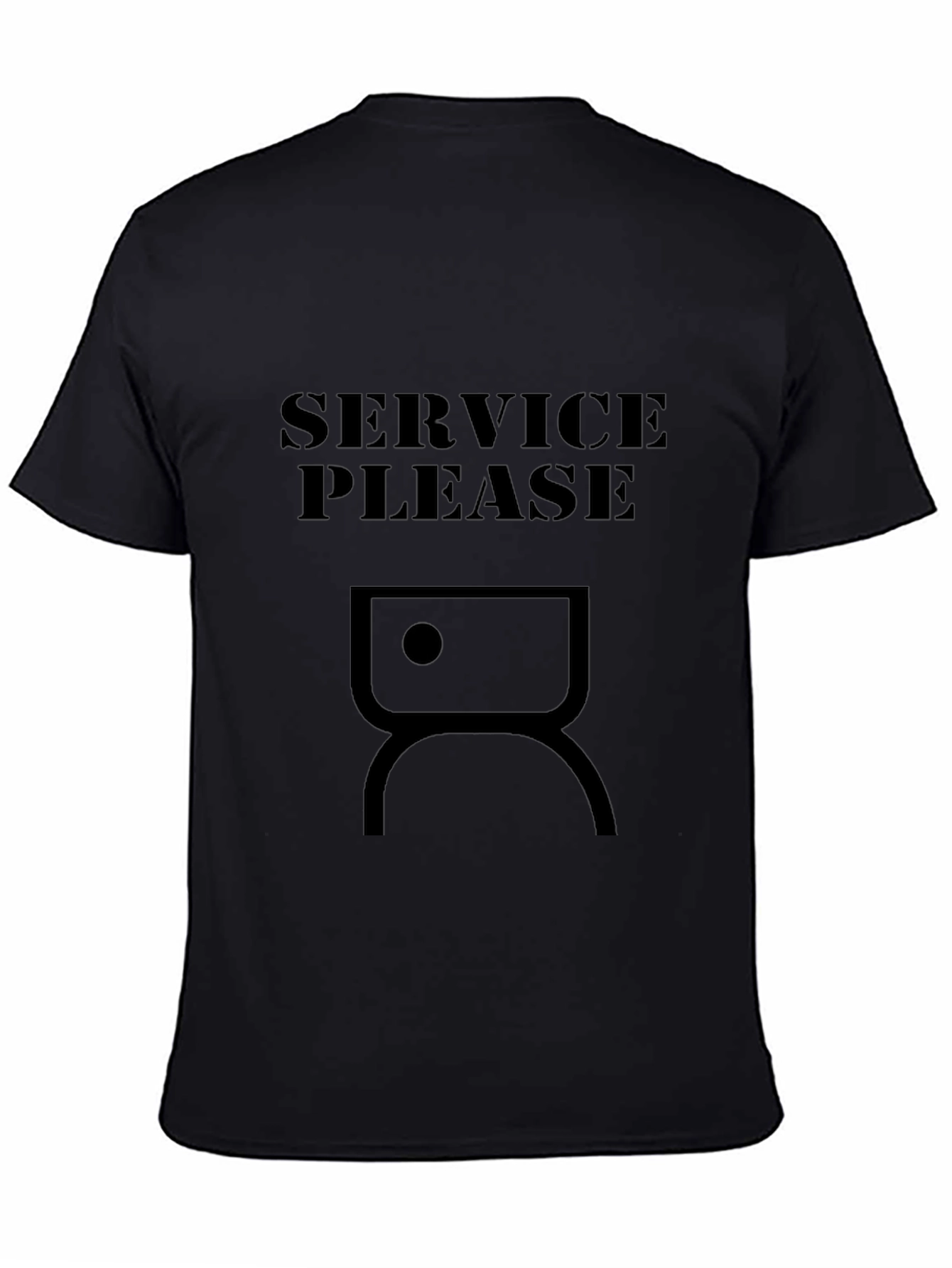 Camiseta Negra Service Please Original